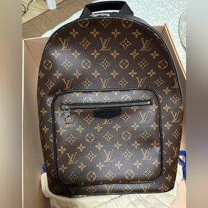 Louis Vuitton Classic Monogram Backpack in Brown